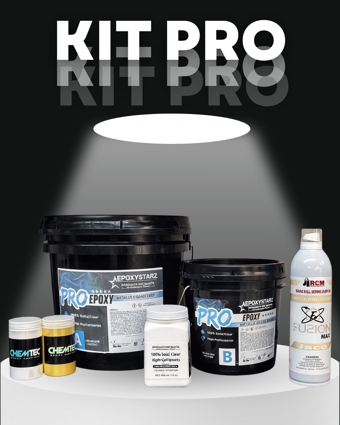 Kit profesional de resina epoxi 3D – Wonderful 3D